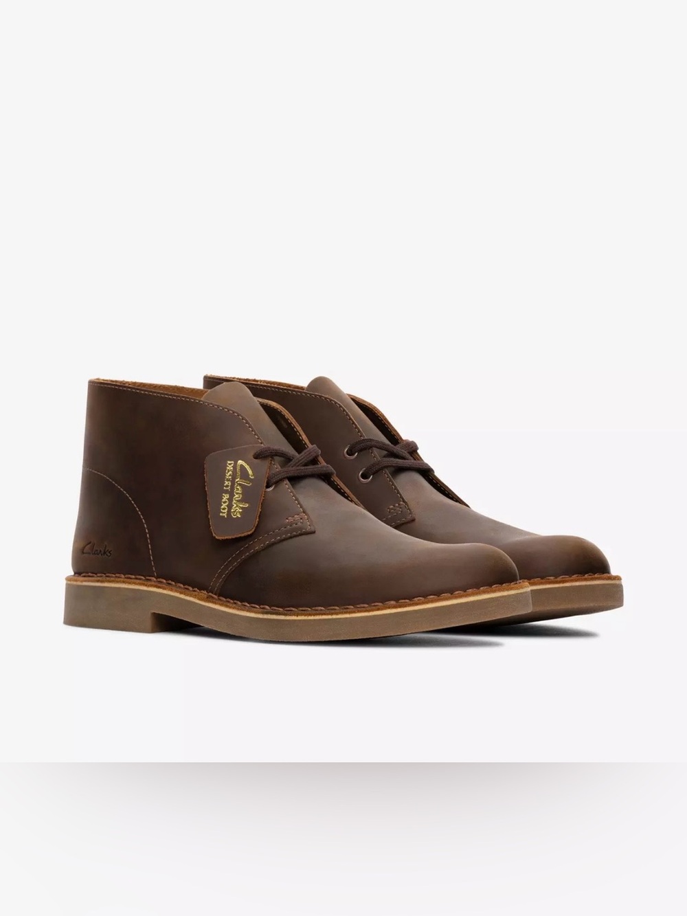 NEW Clarks Signature Chukka Desert BT EVO Boots Mens 11 M Brown Beeswax Leather